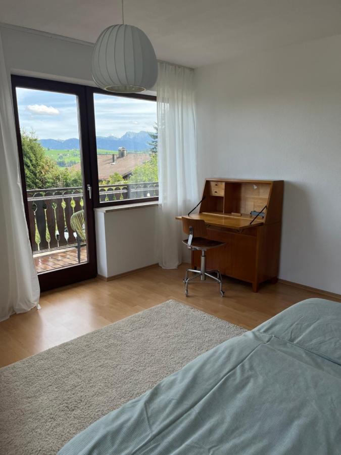 Helle Wohnung Mit Grossem Balkon Oberreute Exteriör bild